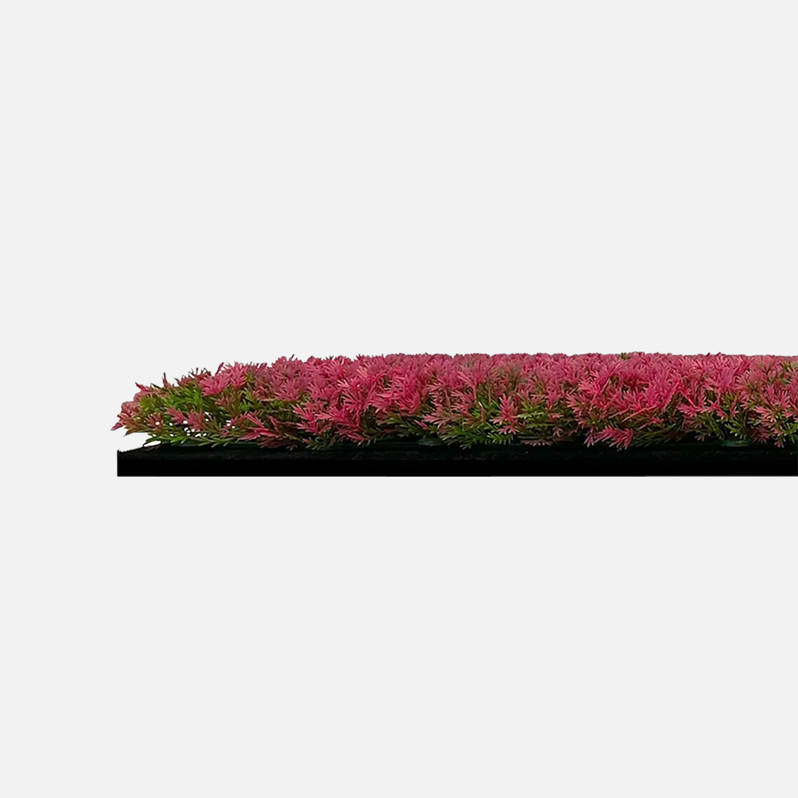    Yapay Bitki Kaplamalı Duvar Paneli Pembe Yeşil Çim 