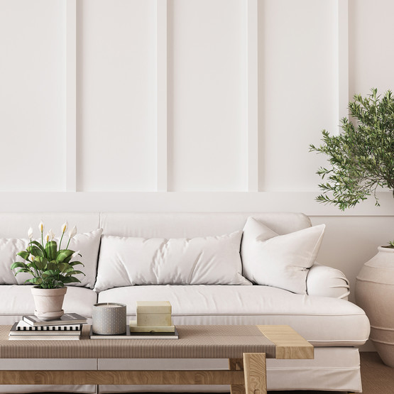 Beyaz MDF Duvar Kaplama Çıtası 1180x63x9 mm 6 Parça
