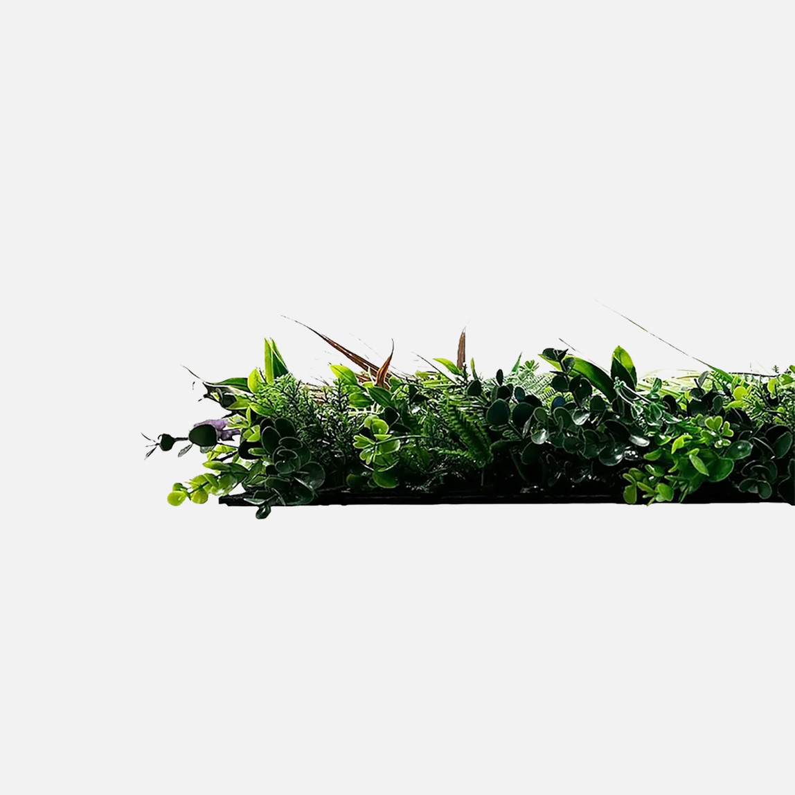    Yapay Bitki Kaplamalı Duvar Paneli Karışık Bitkiler 