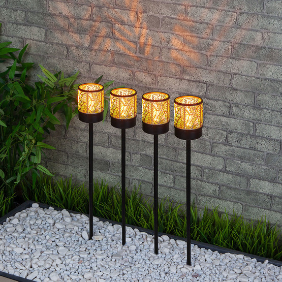 Bauhaus Amber Solar 4'lü Set