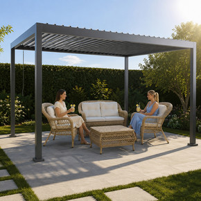 Sunfun Milos Alüminyum Mekanizmalı Pergola 386 x 294 cm