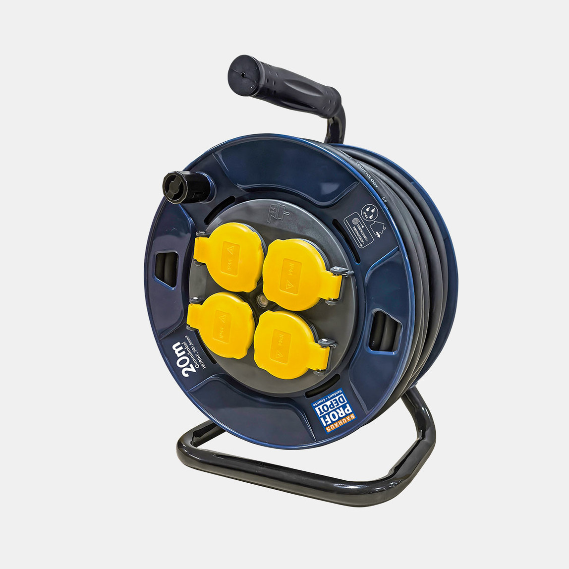    Bauhaus Profi Depot 20 Metre Makaralı Uzatma Kablosu 