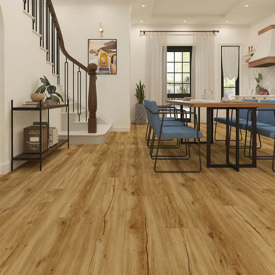 Sierra Vinil Karo Zemin Kaplaması Koyu Meşe 1220x229x4 mm