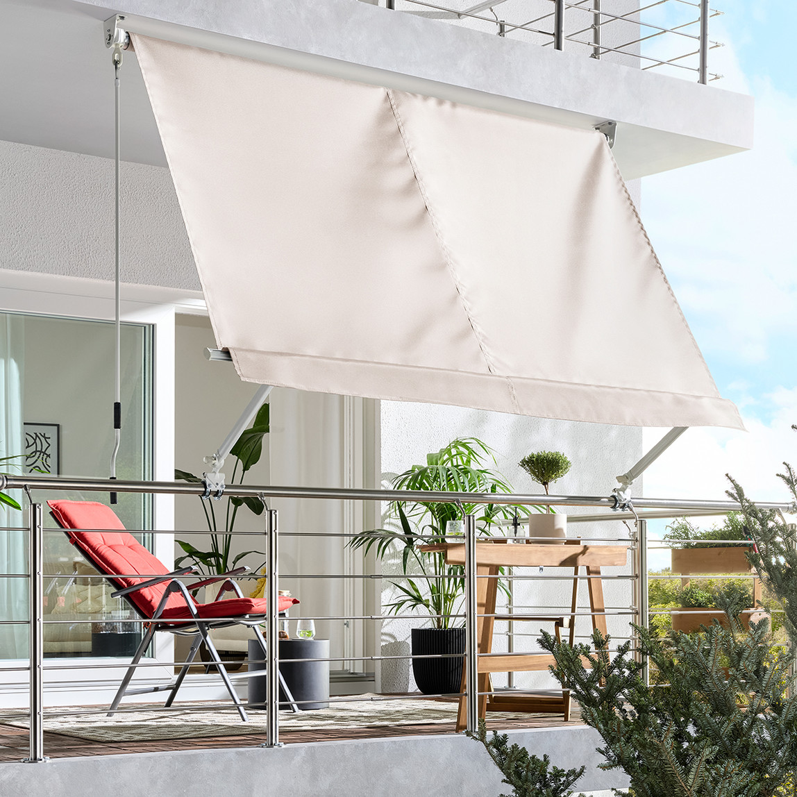    Sunfun Balkon Tentesi Bej 245x245 cm 