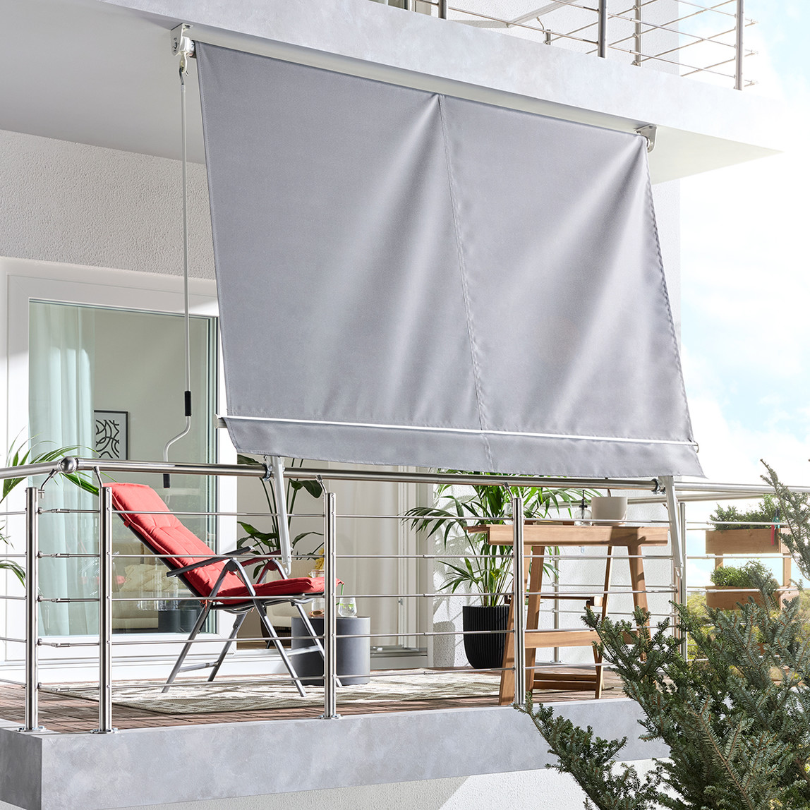    Sunfun Balkon Tentesi Açık Gri 245x245 cm 