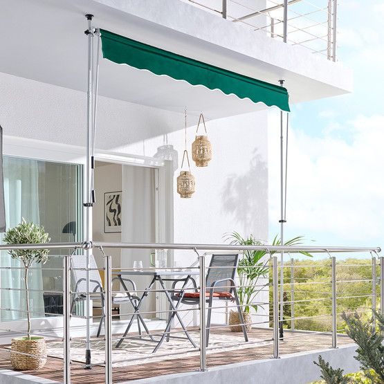 Sunfun Teleskopik Tente Yeşil 300x130 cm