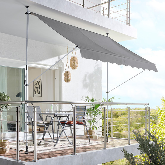 Sunfun Teleskopik Tente Gri 250x130 cm