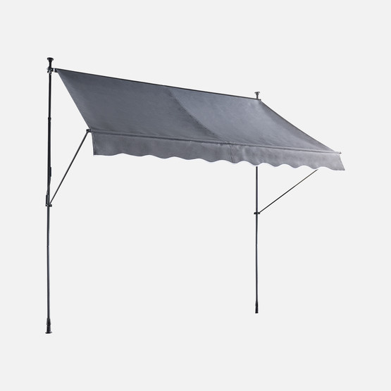 Sunfun Teleskopik Tente Gri 300x130 cm