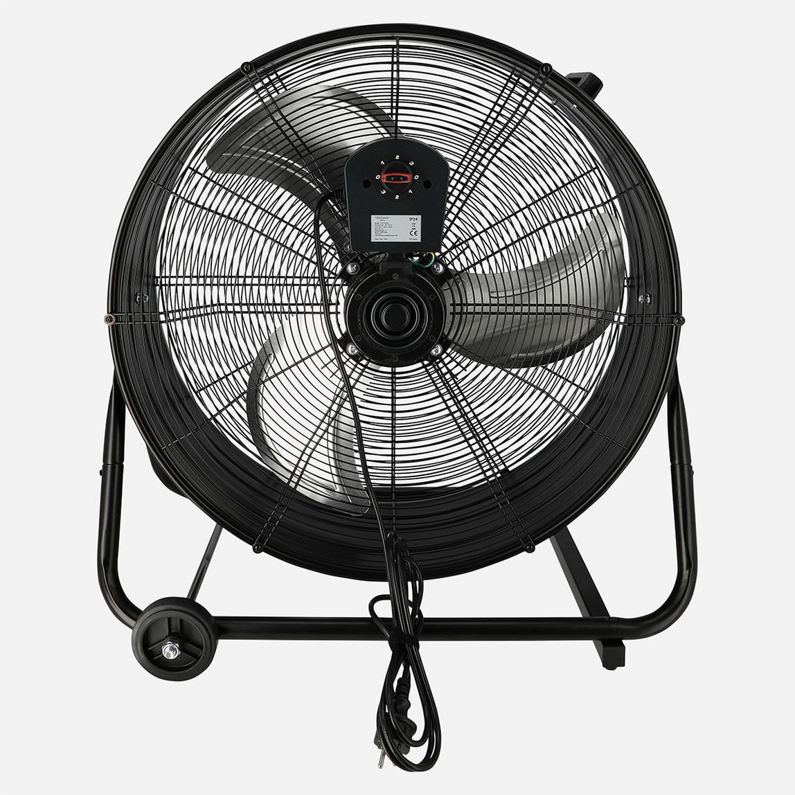    Voltomat Sanayi Tipi Yer Vantilatörü 250W Siyah 