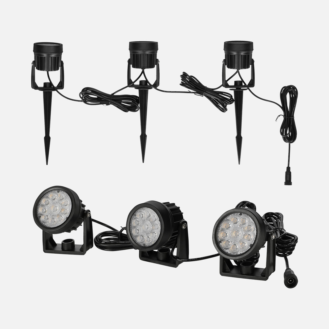    Bauhaus 3'lü Solar Led Spot Sensörlü 