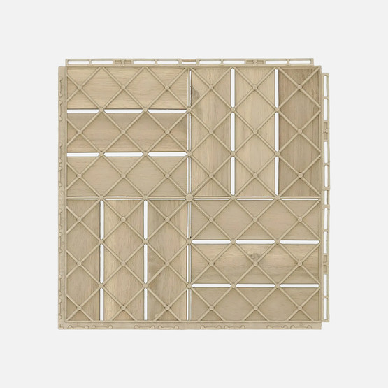 Akasya Ahşap Yer Döşemesi Bej 5 Adet 30*30*2 cm