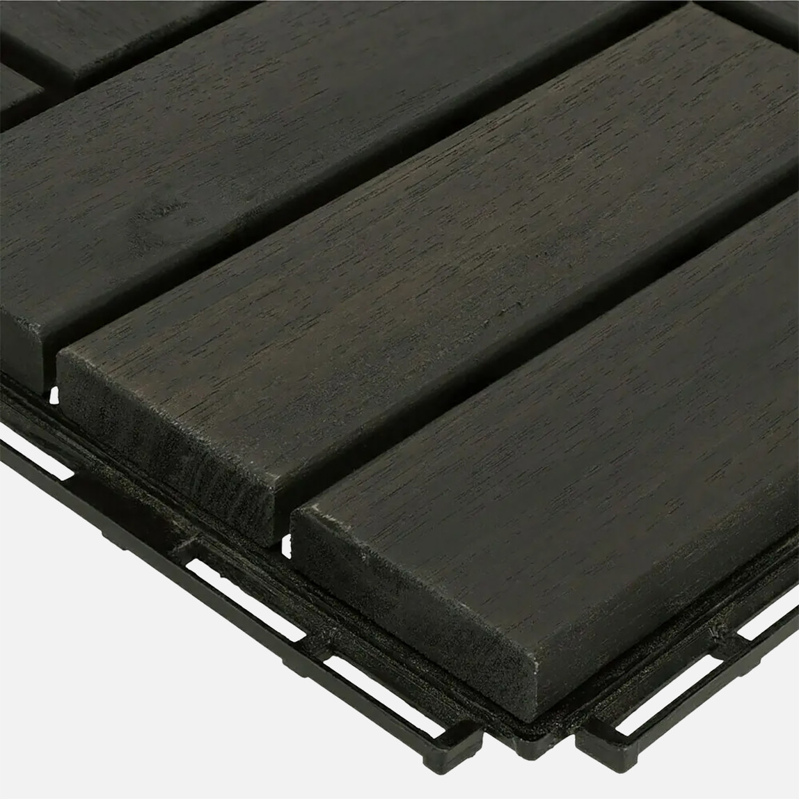    Akasya Ahşap Yer Döşemesi Antrasit 5 Adet 30*30*2 cm  

 