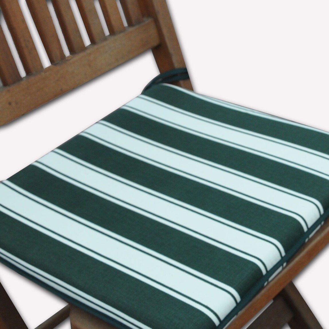    Belde Koltuk Minderi 48x46x5cm Yeşil Beyaz  