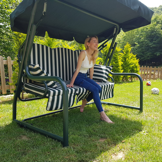 Belde Fantasy Yatarlı Salıncak Yeşil  