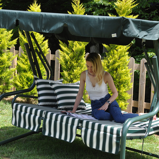 Belde Fantasy Yatarlı Salıncak Yeşil  