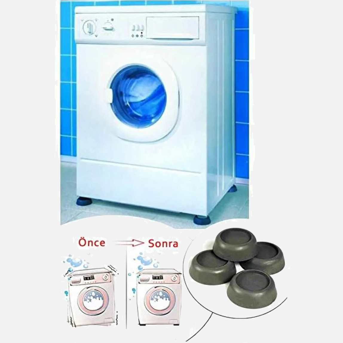    Saban Titreşim Ayağı 4 Adet  
