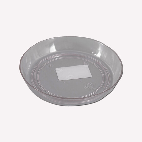 Üçsan Orkide Saksı Tabağı Seffaf-Beyaz 3 lt 