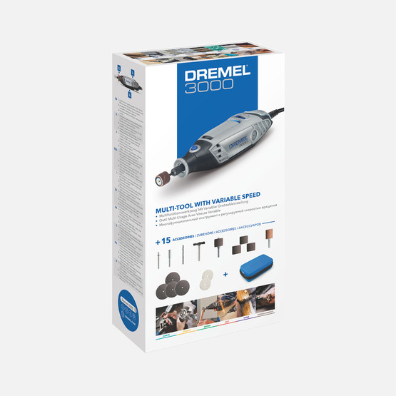 Dremel 3000 F0133000JC 130W 15 Parça Aksesuarlı Çok Amaçlı El Motoru