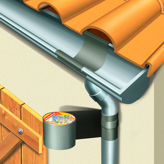 Sikasil Multiseal T 300mmx10m Bitüm Esaslı Yalıtım Bandı Alüminyum Rulo 