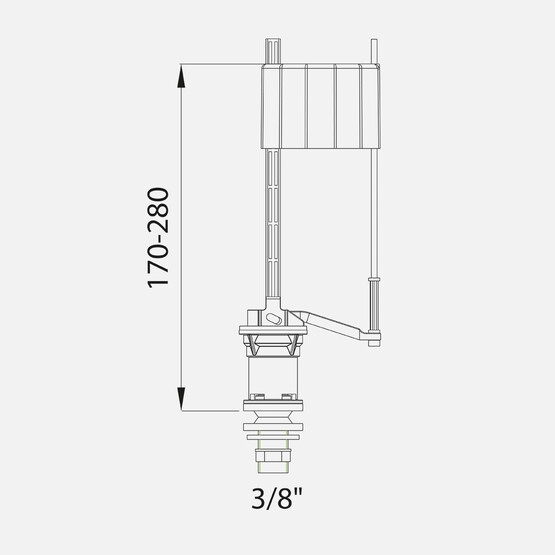 Japar Dicle 3/8 Flatör 
