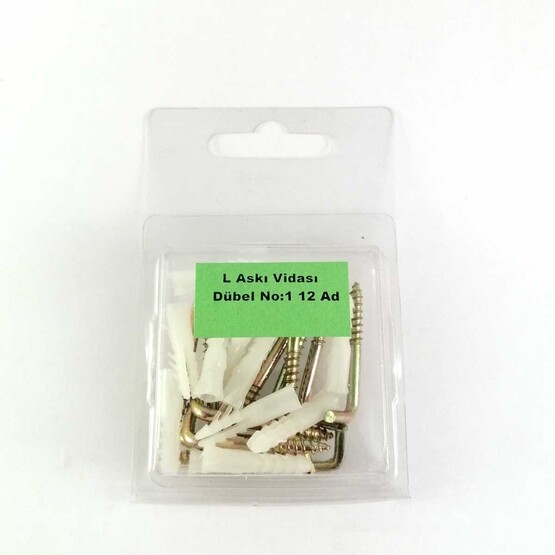 Bijonsan  L Askı Vidası+Dübel No1 