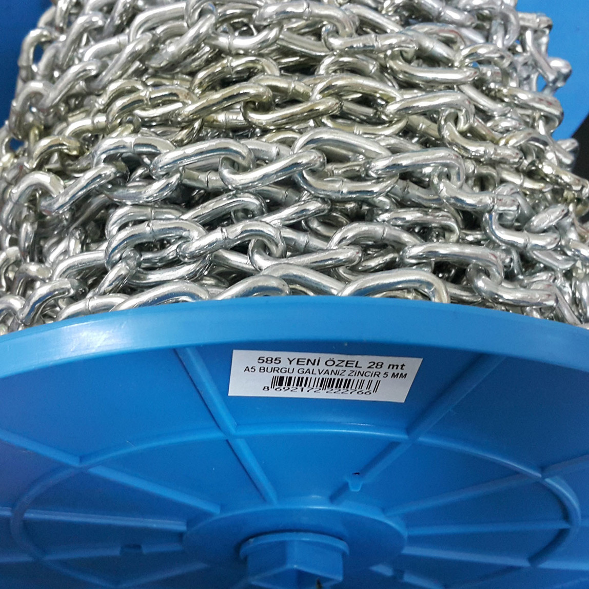    Yeni Özel A3 Galvaniz Zincir 3 mm  