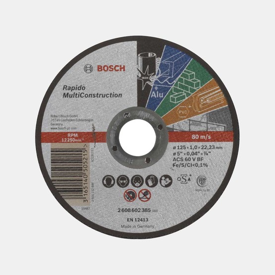 Bosch 3' ü Bir Arada Taş (Paslanmaz İnox,Alüminyum, Pvc Kesme) 