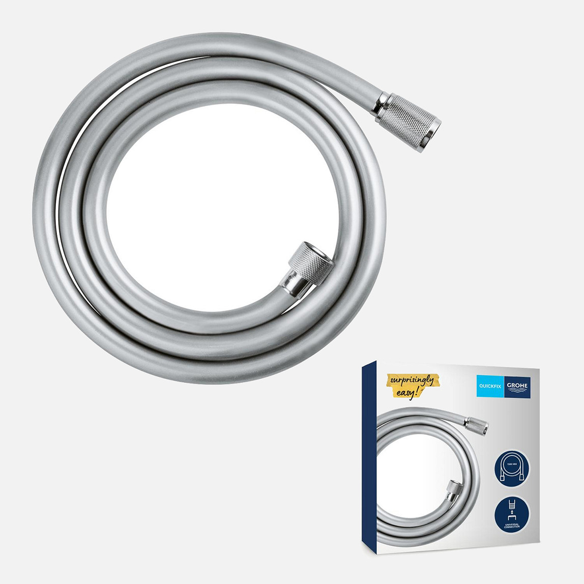    Grohe VitalioFlex Spiral Duş Hortumu 150 cm 