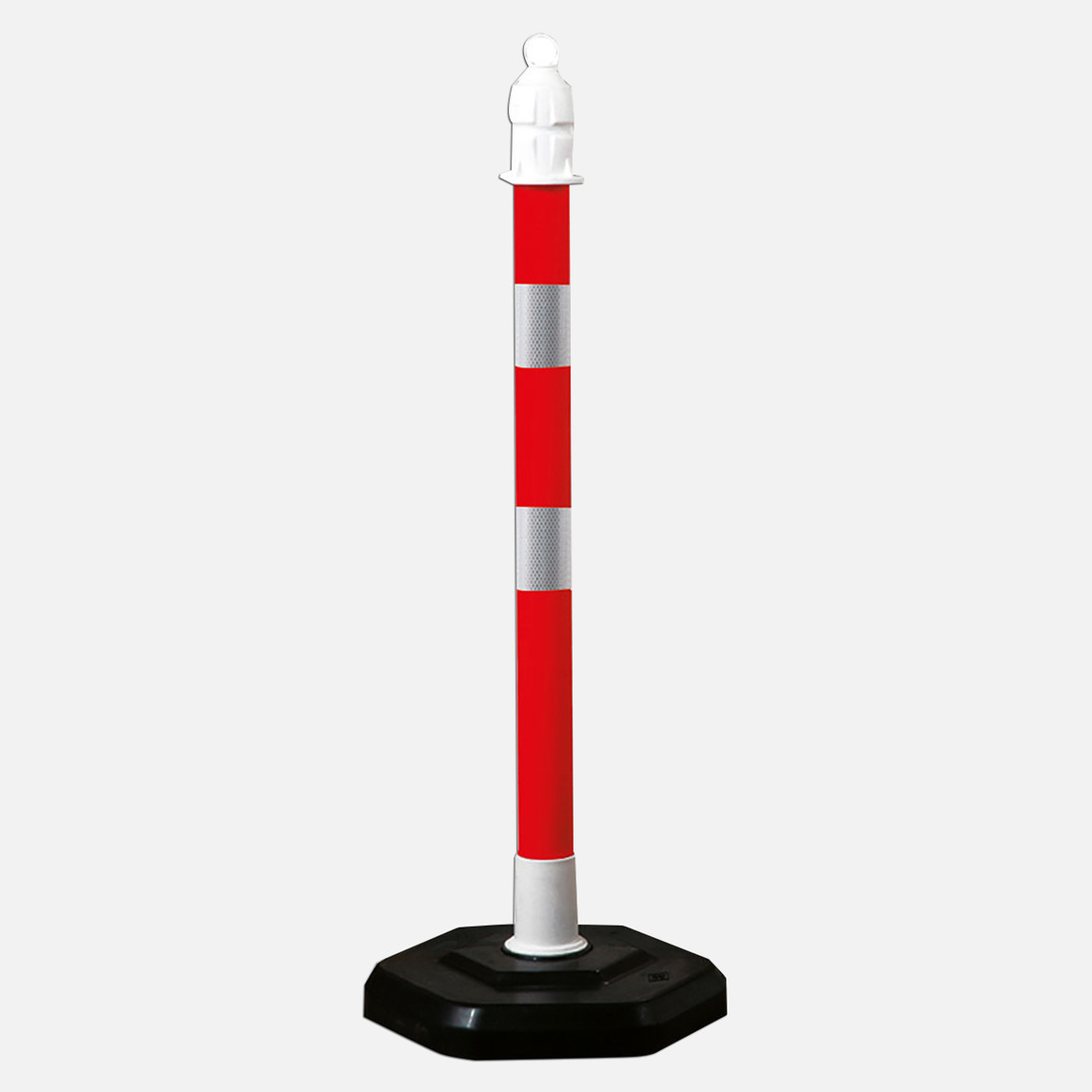    Ar-An 4,5Kg/1000 mm Dubalı Uyarı Dikmesi Kırmızı 