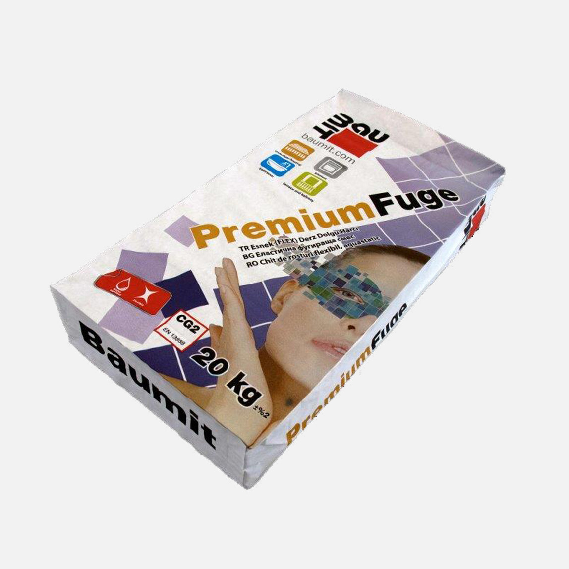    Baumit Baumacol PremiumFuge CG2 WA Flex Beyaz 20kg 