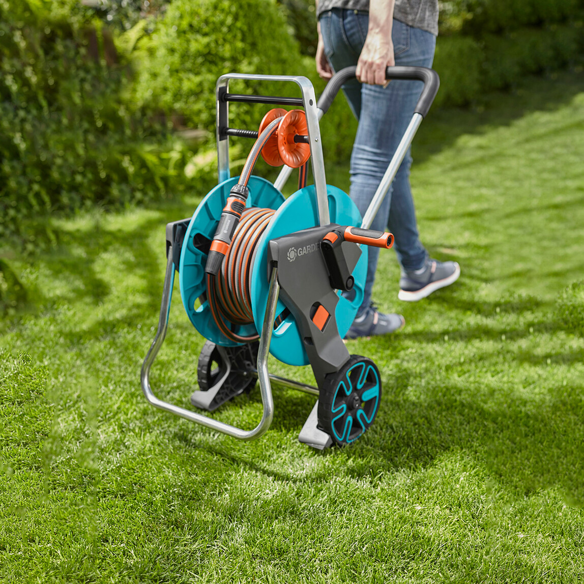    Gardena 18517-20 Hortum Arabası Seti Aquaroll M  