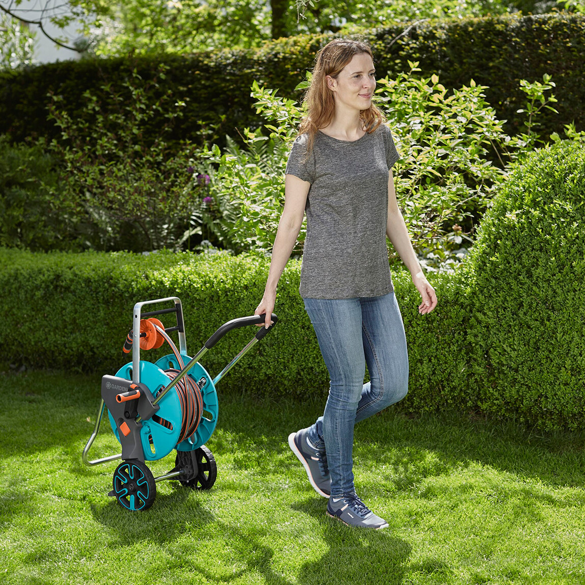    Gardena 18517-20 Hortum Arabası Seti Aquaroll M  