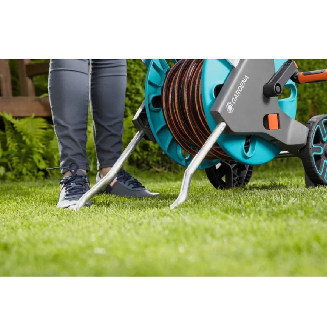    Gardena 18517-20 Hortum Arabası Seti Aquaroll M  