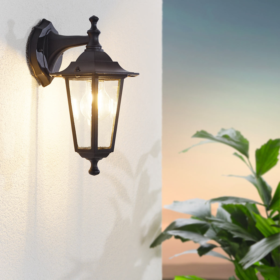    Eglo 22467 Laterna 4 Dış Mekan Aplik Siyah 