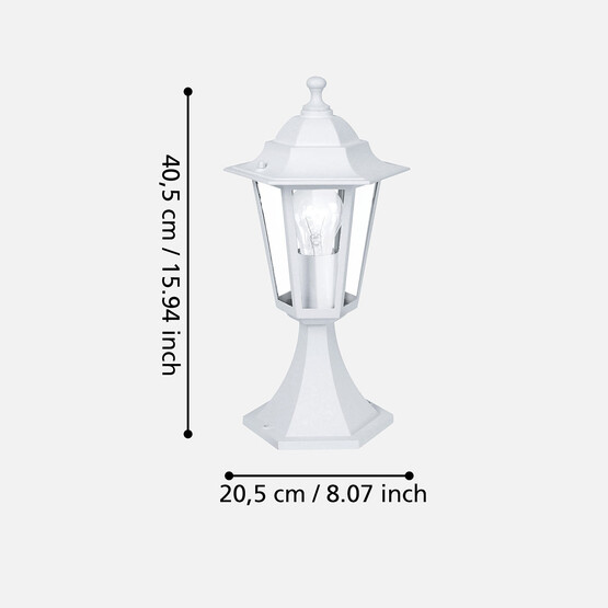 Eglo Laterna 4 Babaüstü Beyaz  