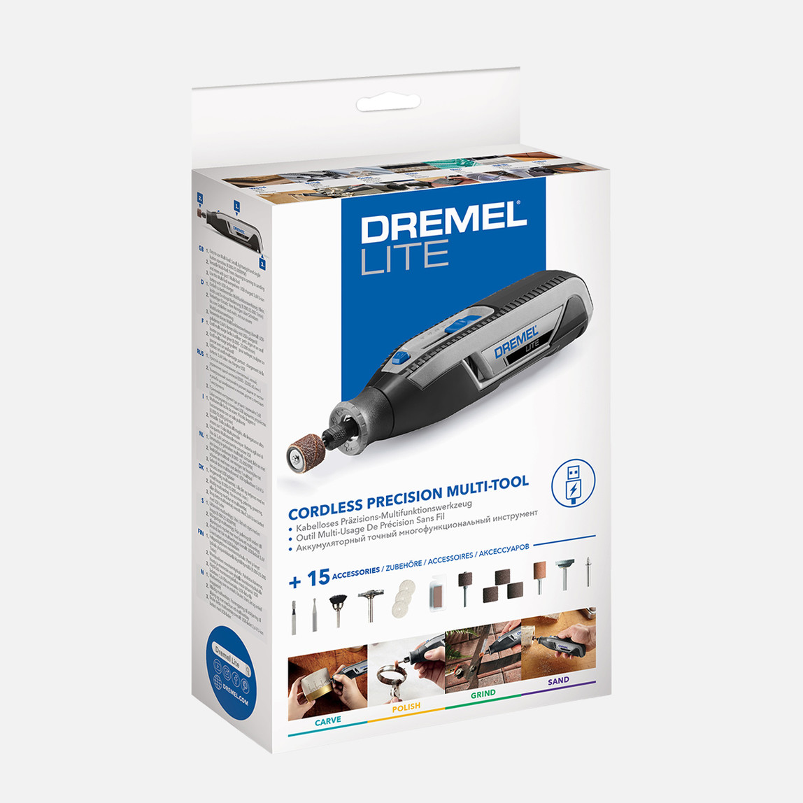    Dremel Lite 7760-15 F0137760JA Çok Amaçlı El Motoru  