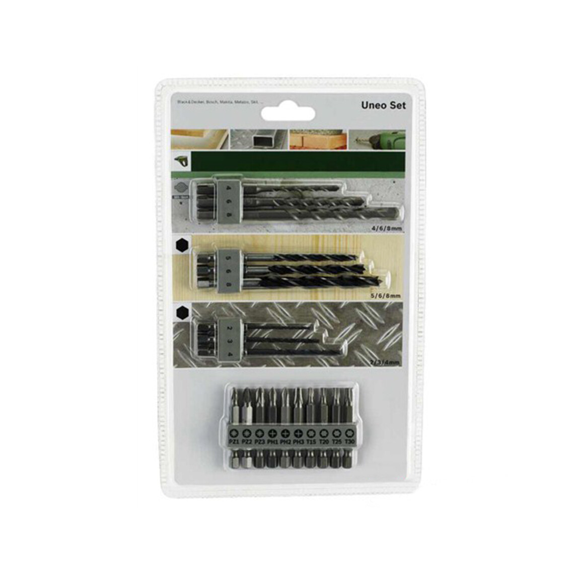    Bosch Uneo/Maxx Delme Vidalama Aksesuar Seti  