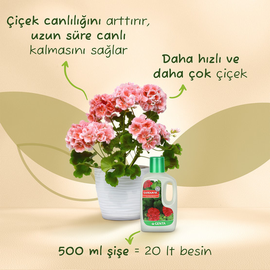 Genta Sardunya için Sıvı Besin 500 ml 