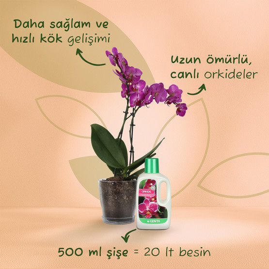 Genta Orkide İçin Sıvı Besin 500 ml 