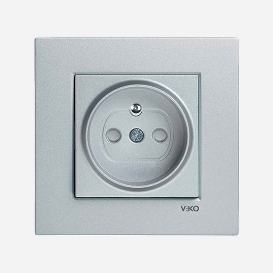 Viko Novella Füme Çocuk Korumalı Ups Priz 