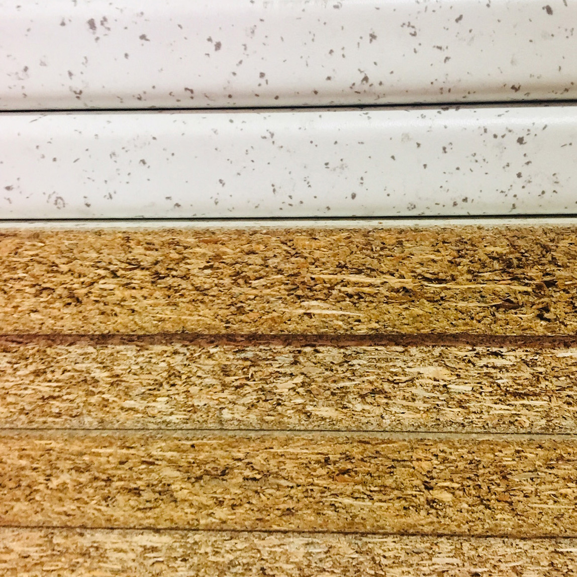    Fly Beyaz Gri Benekli Laminant 240cm Mutfak Tezgahı  