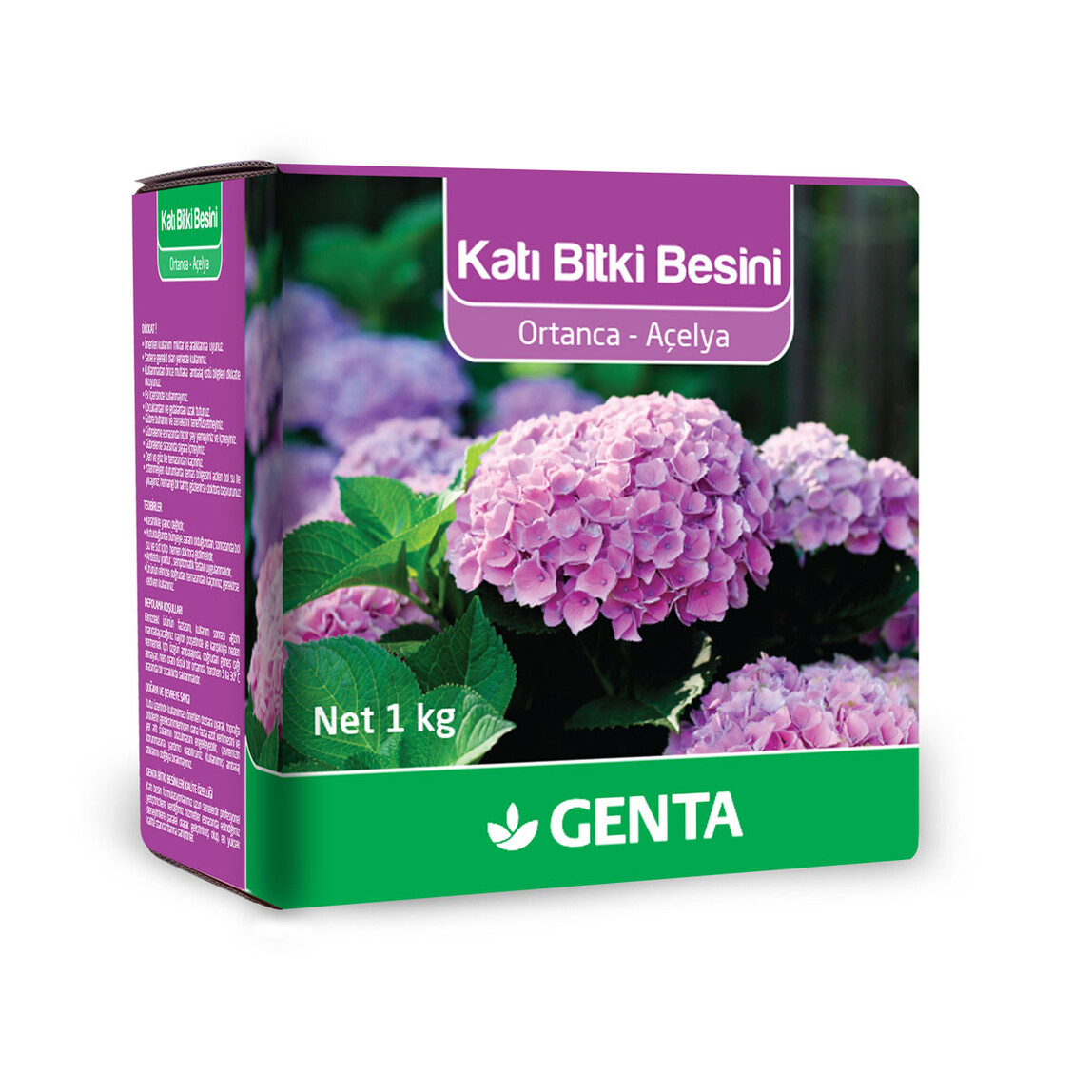    Genta Ortanca ve Açelya İçin Katı Bitki Besini   