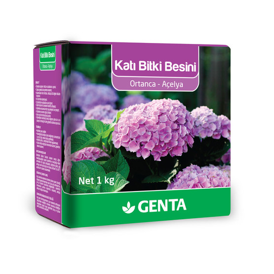Genta Ortanca ve Açelya İçin Katı Bitki Besini  