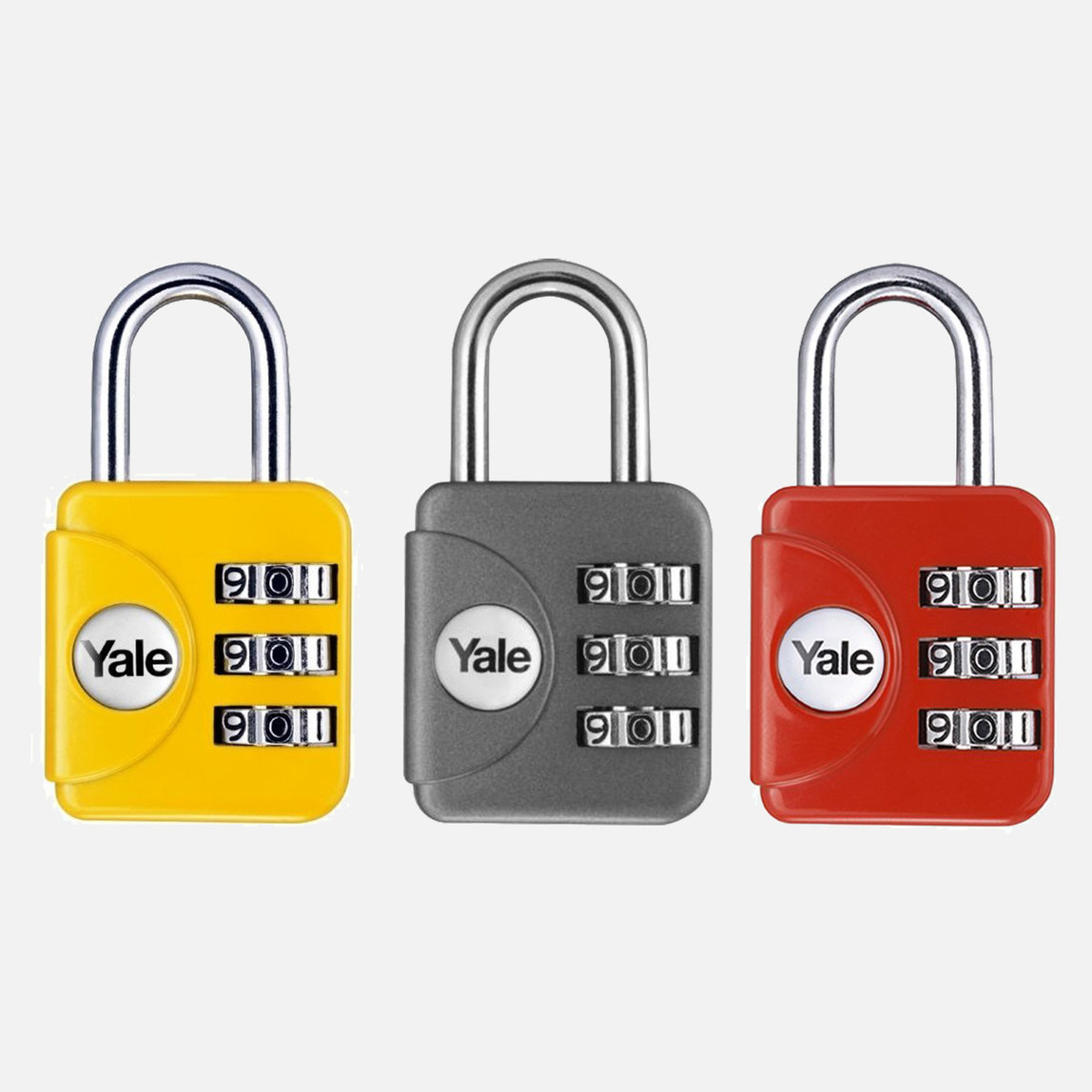    Yale Geniş Tip Mini Şifreli Asma Kilit - Karışık Renkli - Blister 