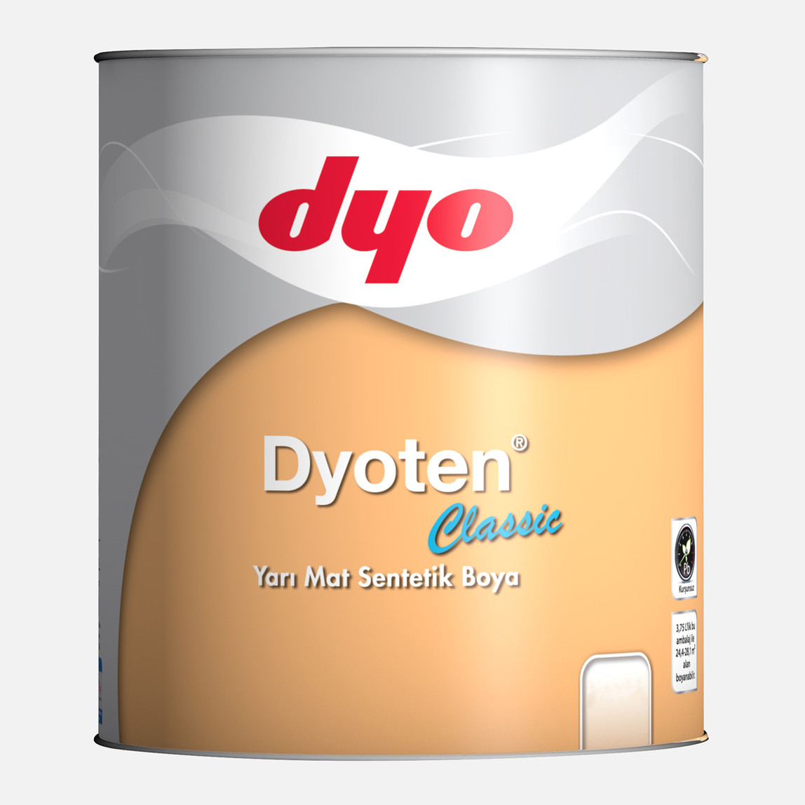    Dyo Sentetik Boya Dyoten Yarı Mat Boya Belce Beji 2,5l 