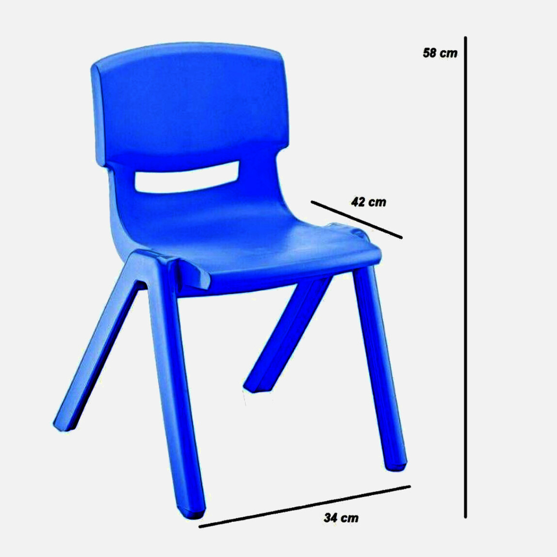    Holiday Jumbo Çocuk Sandalyesi Mavi  