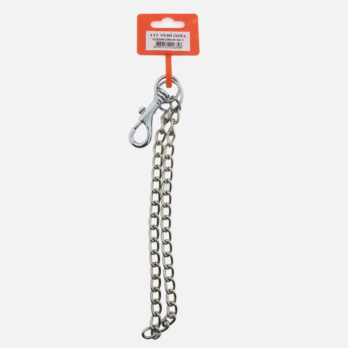    Yeni Özel Cüzdan Zinciri 45 cm  No:3  