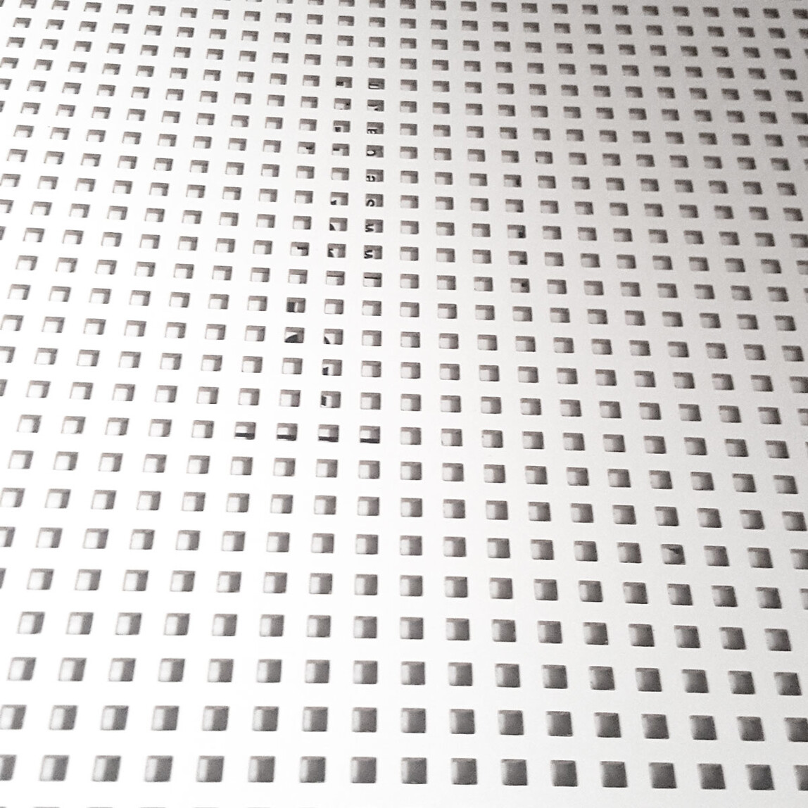    Beşikcioğlu Mdf Panel Beyaz Küçük Kare 210 cm 