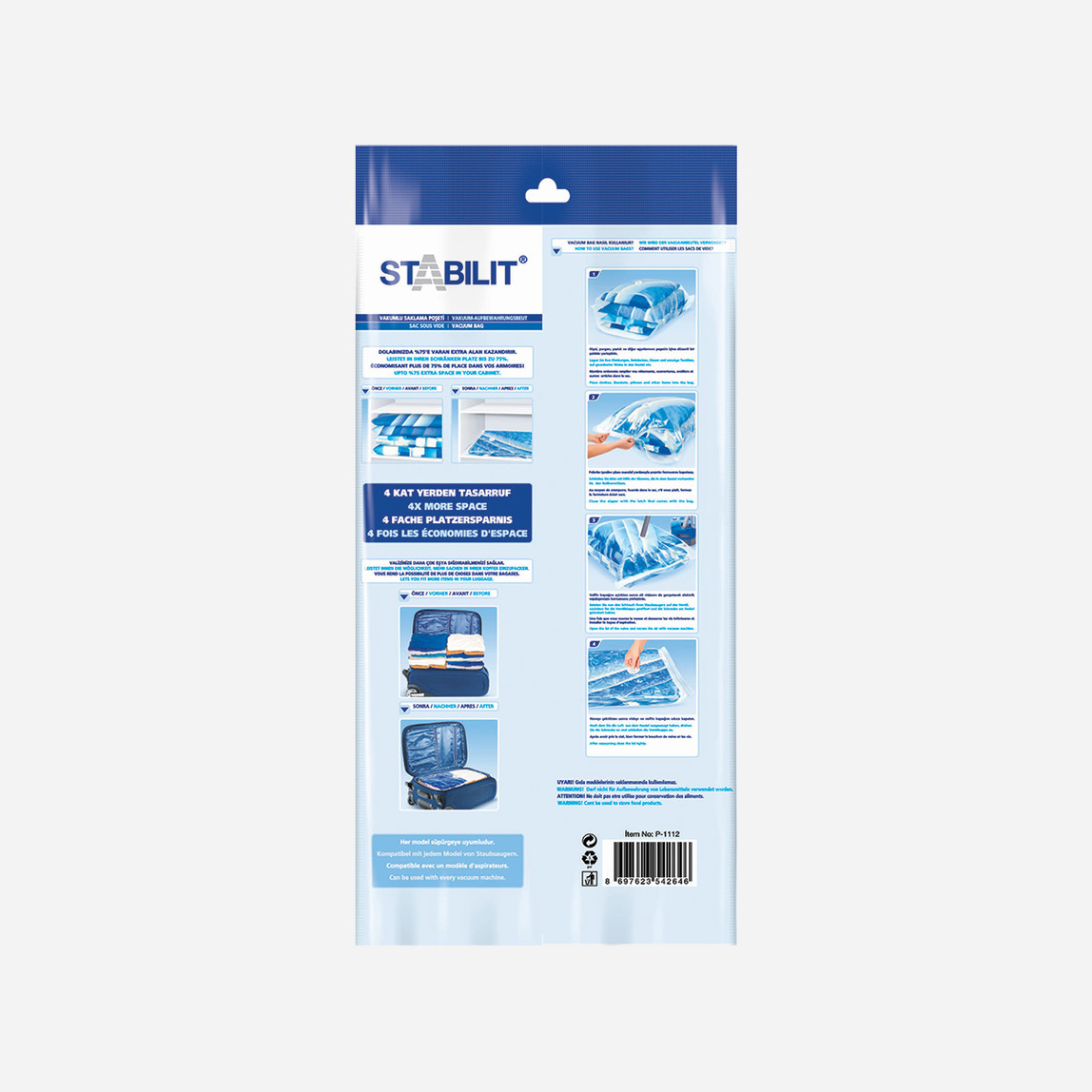    Stabilit 2'li Vakum Poşeti   