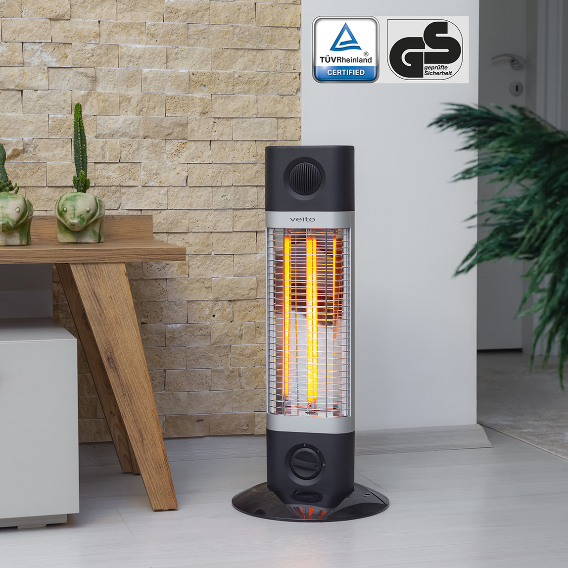    Veito Infrared CH1200LT 1200W Taşınabilir Isıtıcı 